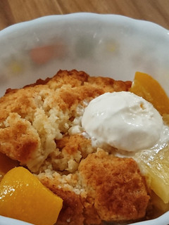 桃缶*パイン缶の簡単ホットデザート♪-レシピのメイン写真
