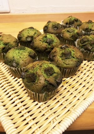 ダブル抹茶マフィン♪-レシピのメイン写真