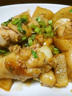 10分でしみ旨!大根と鳥のポン酢炒め-レシピのメイン写真