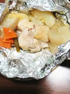 じゃがいも入り鶏肉のホイル焼き-レシピのメイン写真