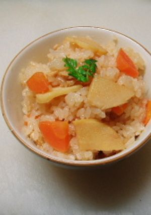 初物！筍ご飯-レシピのメイン写真