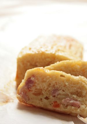 食事パウンドケーキ：ベーコンオニオン-レシピのメイン写真