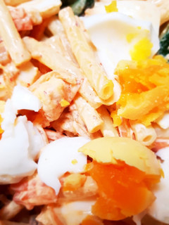 夕焼け色のマカロニサラダ-レシピのメイン写真
