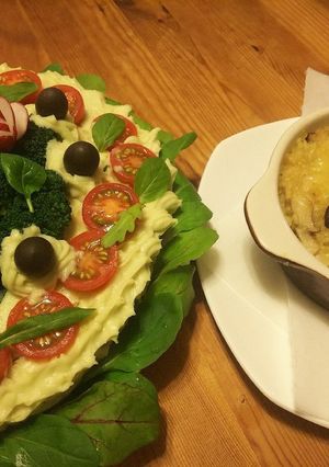 ビーガングルテンフリーポテサラケーキ-レシピのメイン写真