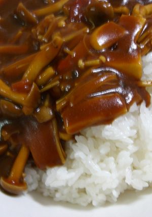 ちゃちゃっと簡単ヘルシーきのこカレー-レシピのメイン写真