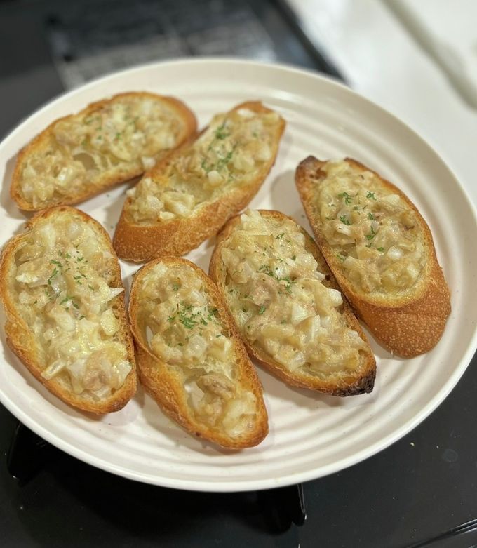 たくさん食べちゃうツナマヨ✩フランスパン-レシピのメイン写真