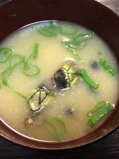 亀の手の味噌汁-レシピのメイン写真