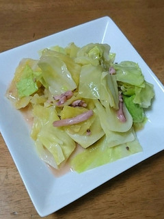 キャベツの塩辛バター和え-レシピのメイン写真