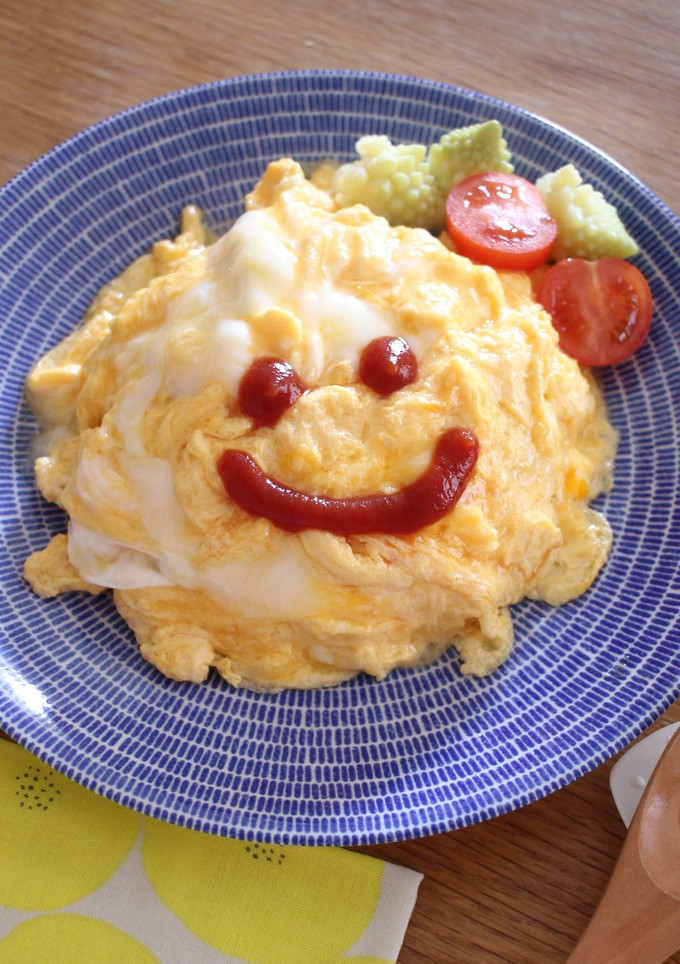 卵は包まずかける★時短ふわとろオムライス-レシピのメイン写真
