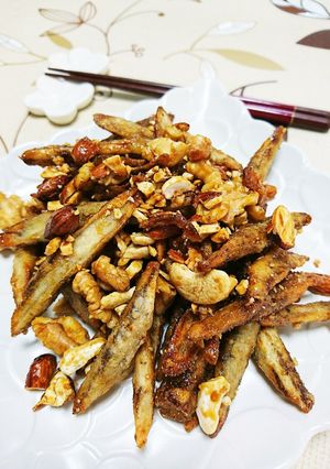 甘辛ナッツごぼう-レシピのメイン写真