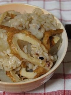 大根・竹輪の炊き込みご飯 (鍋炊き)-レシピのメイン写真