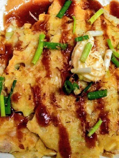 ぶたたま ねぎチーズ おこのみやき-レシピのメイン写真