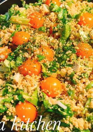 【簡単】クスクスのタブレ風〜野菜サラダ♡-レシピのメイン写真