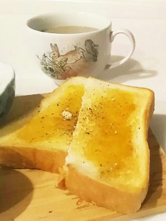 蜂蜜黒胡椒トースト-レシピのメイン写真