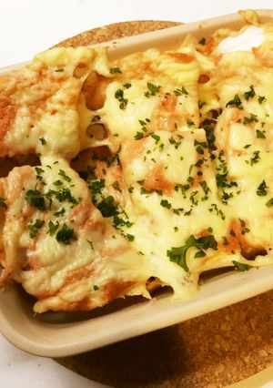 居酒屋風☆はんぺんの明太マヨチーズ焼き☆-レシピのメイン写真