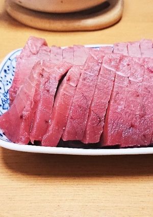 冷凍マグロの解凍-レシピのメイン写真