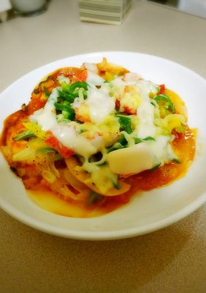 簡単☆餃子の皮のピザ風-レシピのメイン写真