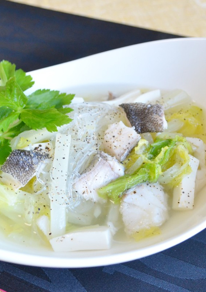タラと白菜の中華風スープ煮♪-レシピのメイン写真