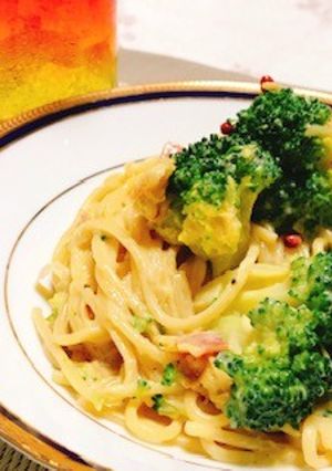 ブロッコリーのカレークリームパスタ-レシピのメイン写真
