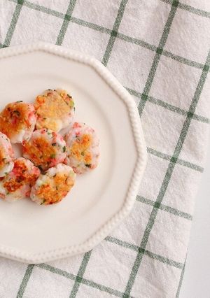 離乳食完了期☆干しエビはんぺんバーグ-レシピのメイン写真
