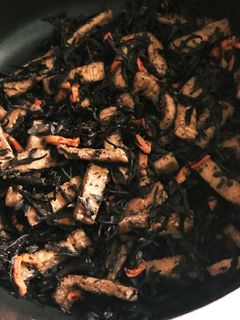 【冷凍・自解可】ひじきと揚げと人参の煮物-レシピのメイン写真