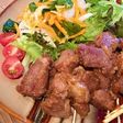 ラム肉の生姜焼き