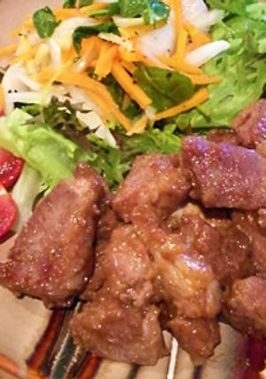 ラム肉の生姜焼き-レシピのメイン写真
