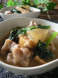 鶏肉と大根の酒粕治部煮-レシピのメイン写真