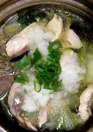 ブリ大根みぞれ鍋-レシピのメイン写真