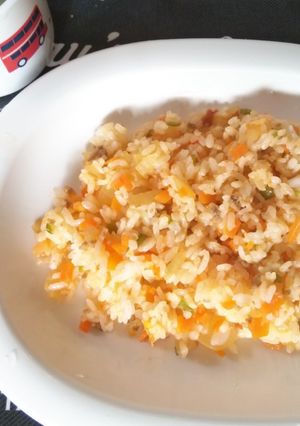 優しい味☆チキンライス　幼児食-レシピのメイン写真