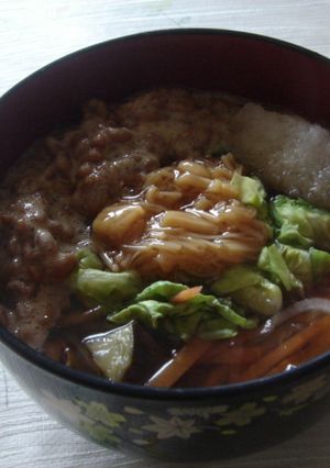 野菜たっぷり！納豆ぶっかけおろし蕎麦-レシピのメイン写真