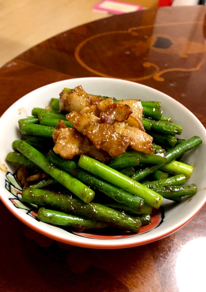 簡単 焼肉のタレで にんにくの芽炒め-レシピのメイン写真