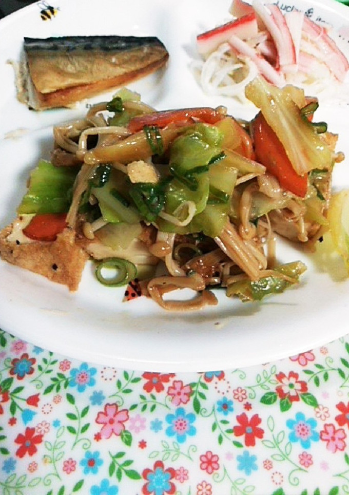 厚揚げと野菜のオイスターソース炒め-レシピのメイン写真