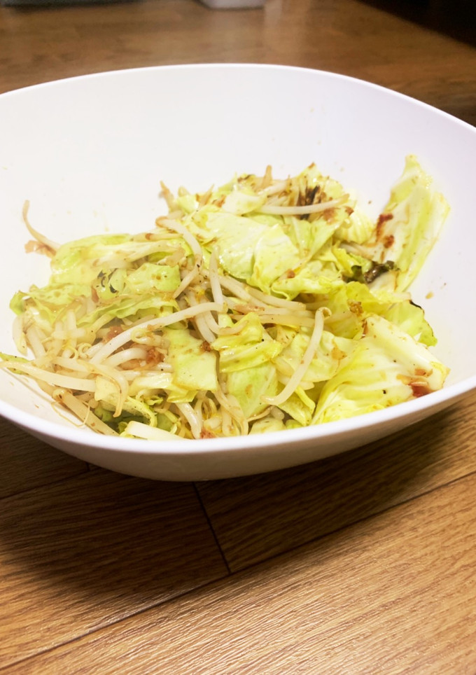 もやしとキャベツの鰹節炒め-レシピのメイン写真