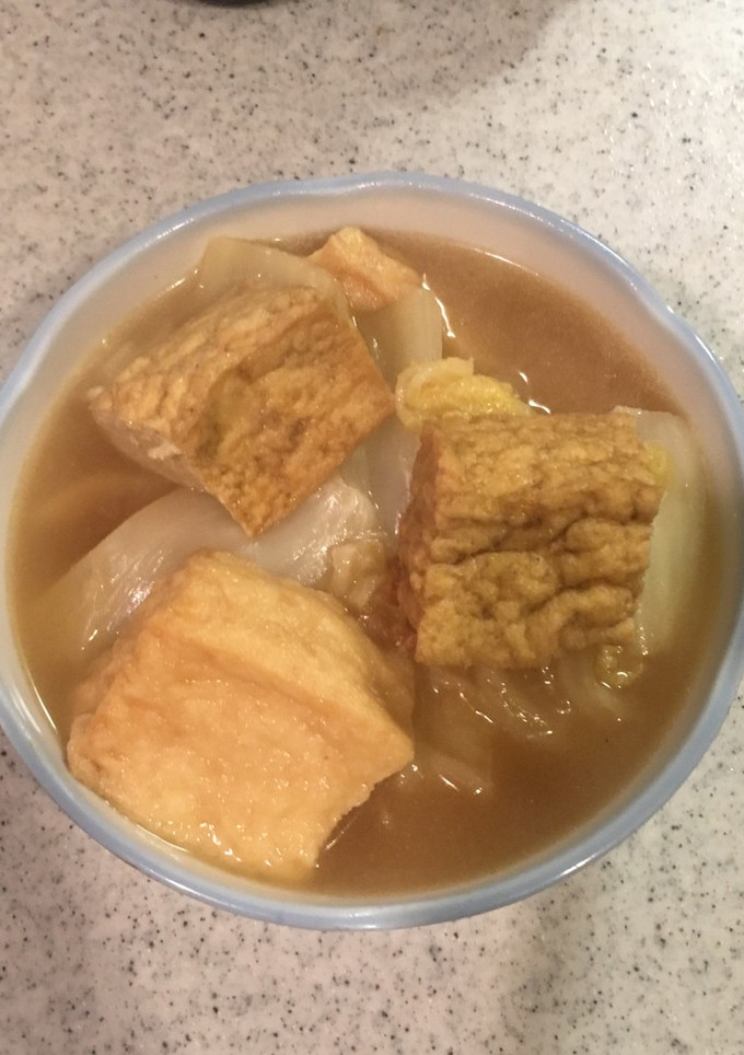 白菜と厚揚げのたいたん（煮物・食べ比べ）-レシピのメイン写真