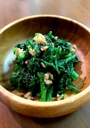 春菊の胡麻味噌くるみ和え-レシピのメイン写真