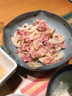 簡単レンコンペペロンチーノ-レシピのメイン写真