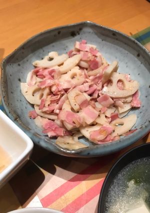 簡単レンコンペペロンチーノ-レシピのメイン写真