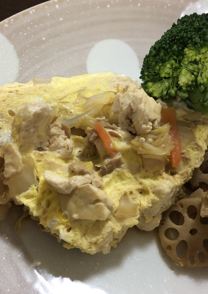 白菜と豆腐の卵とじ-レシピのメイン写真