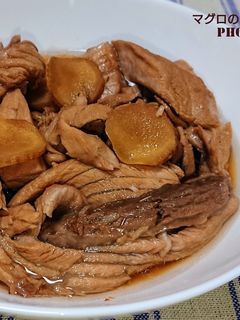 マグロのあらの煮つけ-レシピのメイン写真