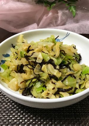 ☆キャベツとしそ昆布の和え物☆-レシピのメイン写真