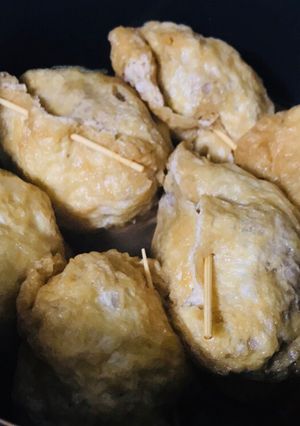 油揚げ 肉詰め煮-レシピのメイン写真