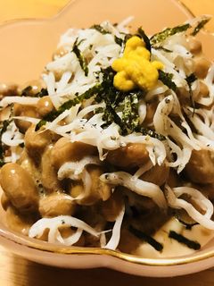 シンプル前菜●納豆&しらすと冷や奴-レシピのメイン写真