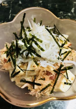 シンプル前菜●しらすと冷や奴の付け出し風-レシピのメイン写真