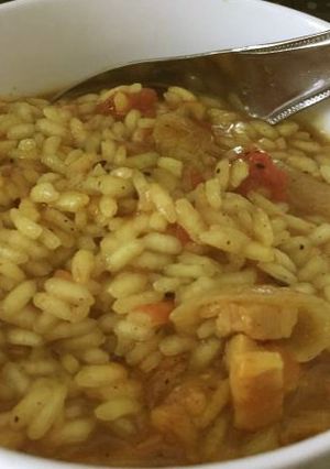 カルナローリ米でカレーリゾット-レシピのメイン写真