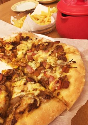 薄力粉でピザ生地♡ホームベーカリーで!-レシピのメイン写真