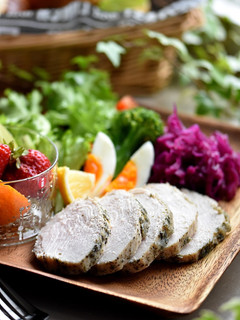 塩レモンで爽やか鶏ハム♪バジル風味☆-レシピのメイン写真