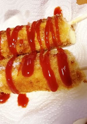 簡単★食パンでチーズハットグ-レシピのメイン写真