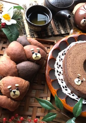 ショコラ三つ編みパン-レシピのメイン写真