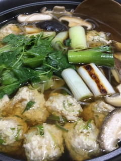 鶏団子鍋-レシピのメイン写真